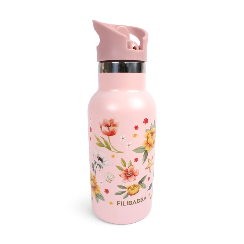Trinkflasche aus rostfreiem Edelstahl - Ocean Blossom