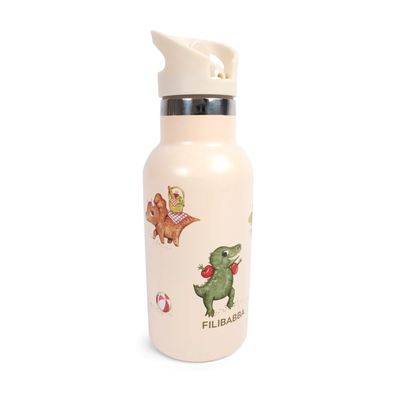 Trinkflasche aus rostfreiem Edelstahl - Dino Beach