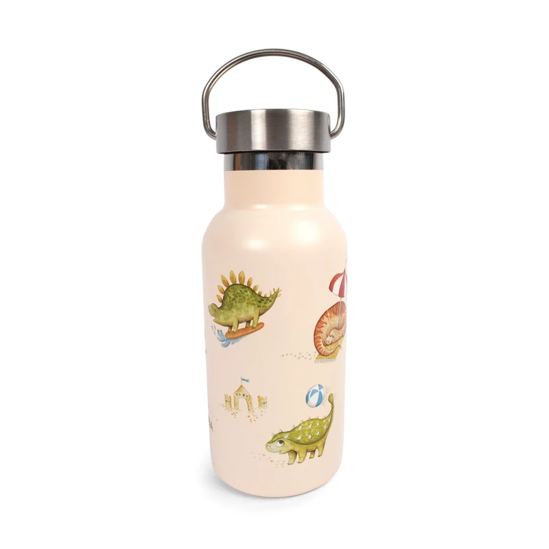 Trinkflasche aus rostfreiem Edelstahl - Dino Beach
