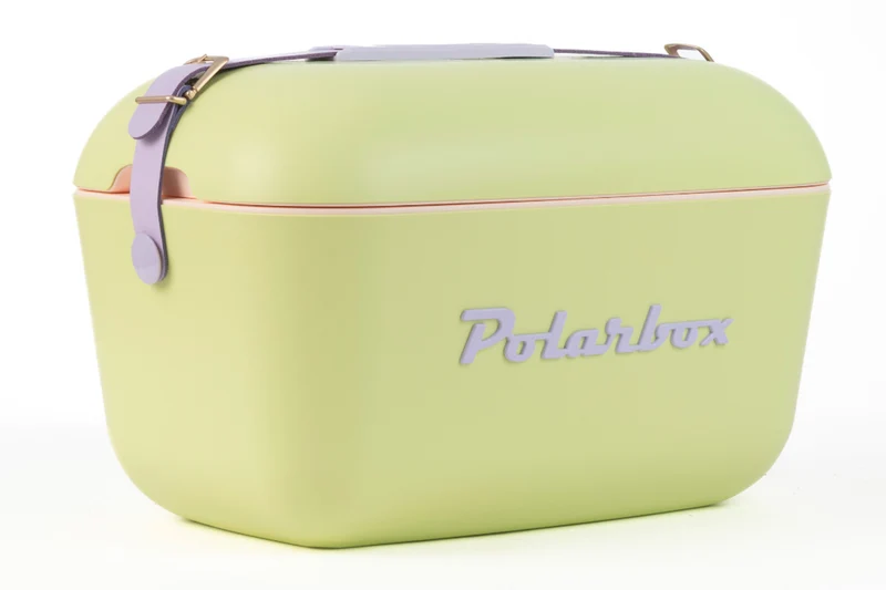 Polarbox Kühlbox mit Schultergurt - Lime Lilac - 20 Liter