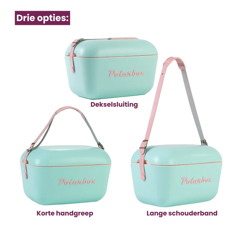 Polarbox Kühlbox mit Schultergurt - Lila Sorbet - 20 Liter