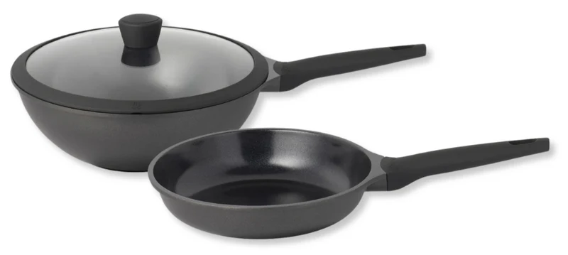 Sola Topfset Ceramic Deluxe - Bratpfanne ø 28 cm und Sola Wokpfanne ø 30 cm - keramische Antihaftbeschichtung