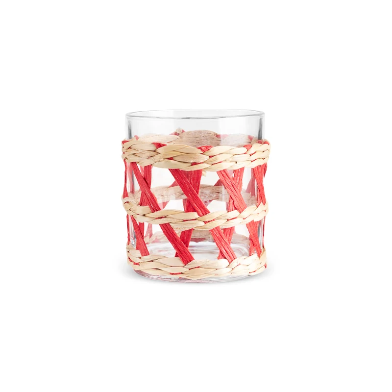 Karaca Waven Wasserglas, 285 ml, Rot