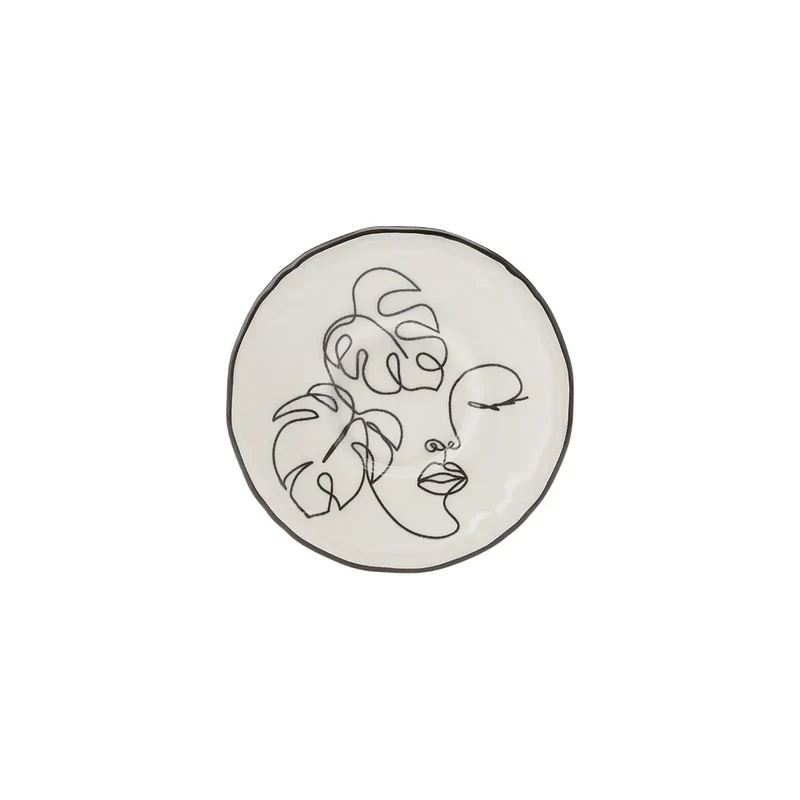 Karaca Face 12-teiliges Türkisches Teeset für 6 Personen, 132 ml, Mehrfarbig