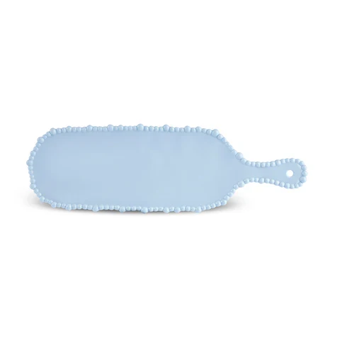 Karaca Perla Servierplatte aus Melamin, 43 cm, Hellblau