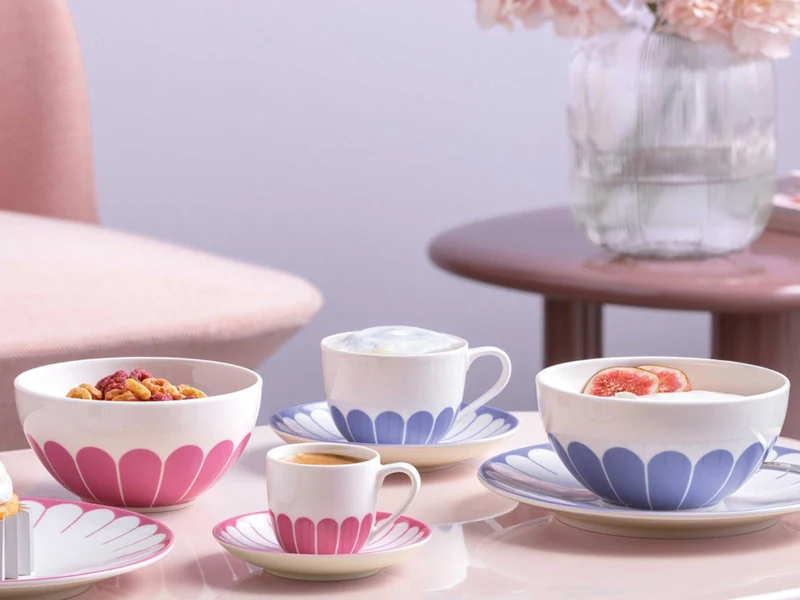 Villeroy & Boch Fleur bleu Müslischale 14cm Set4