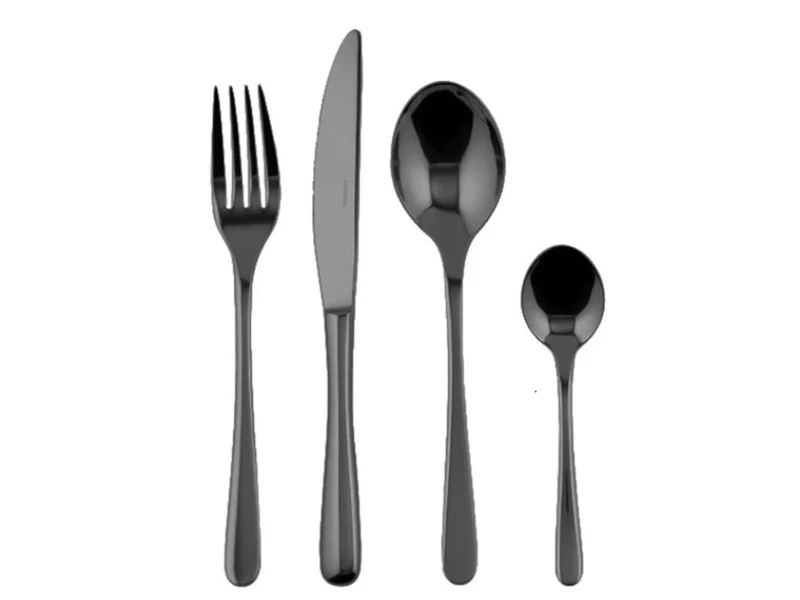 Sambonet Taste Edelstahl/PVD schwarz Besteck 24tlg