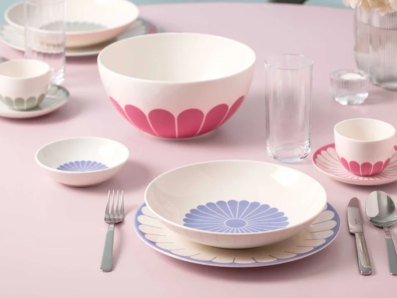 Villeroy & Boch Fleur bleu Pastaschale 24cm Set6