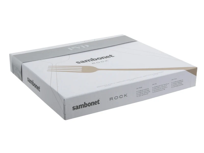 Sambonet Rock Diamond Besteck 24tlg Vh Edelstahl/PVD 2Black