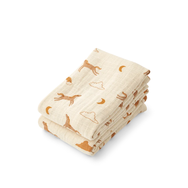 Mulltücher "Dream/Ecru" 2er Pack