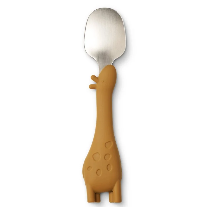 Besteckset mit Silikongriff "Tove- Golden caramel"