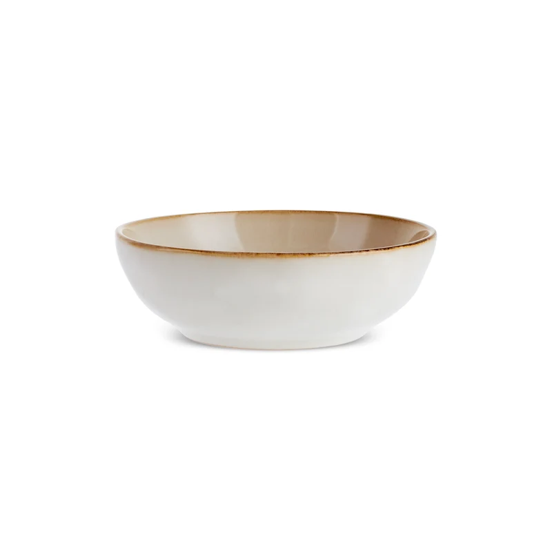 Karaca Aria Snackschale mit Reaktivglasur, 12 cm, Beige