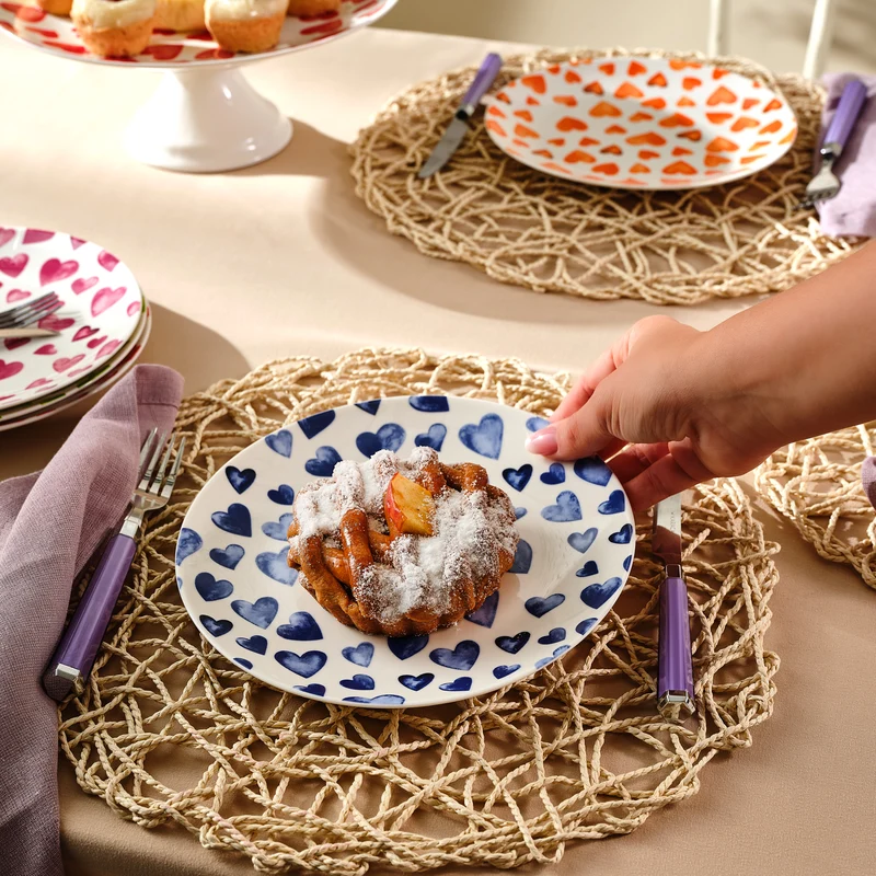 Karaca Lovely 7-teiliges Kuchen-Set für 6 Personen