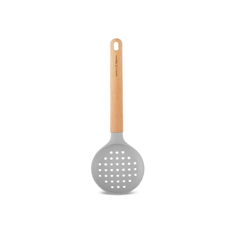 Karaca x Refika Gadgets Silikon-Schaumlöffel mit Holzgriff
