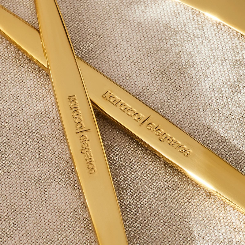 Karaca Lızbon Gold 6-Personen 30-teiliges Besteckset