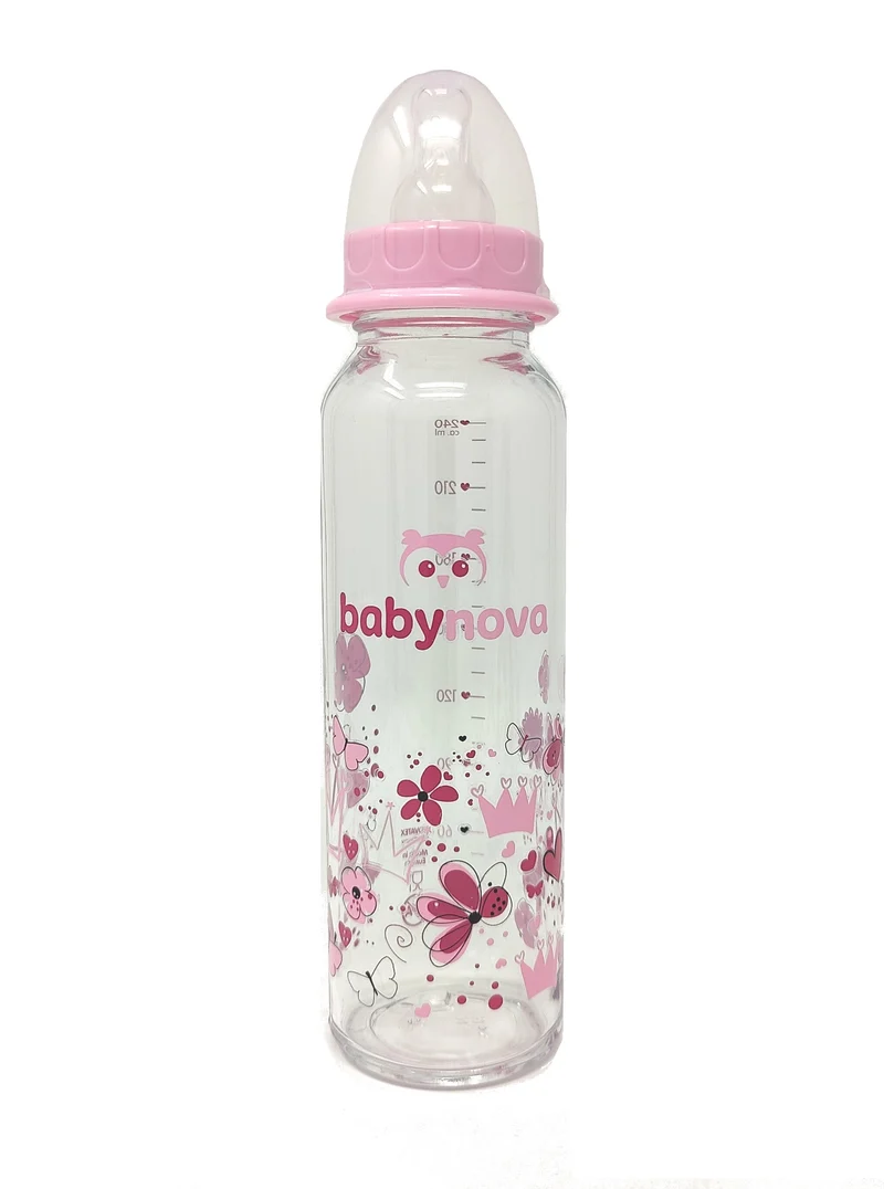 BabyNova Babyflasche Schmalhals aus Glas 120ml o. 240ml