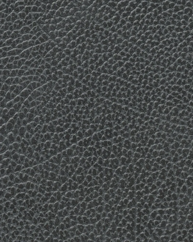 LIND DNA Tischsets Hippo - Leder - Schwarz Anthrazit - 45 x 35 cm - 2 Stück