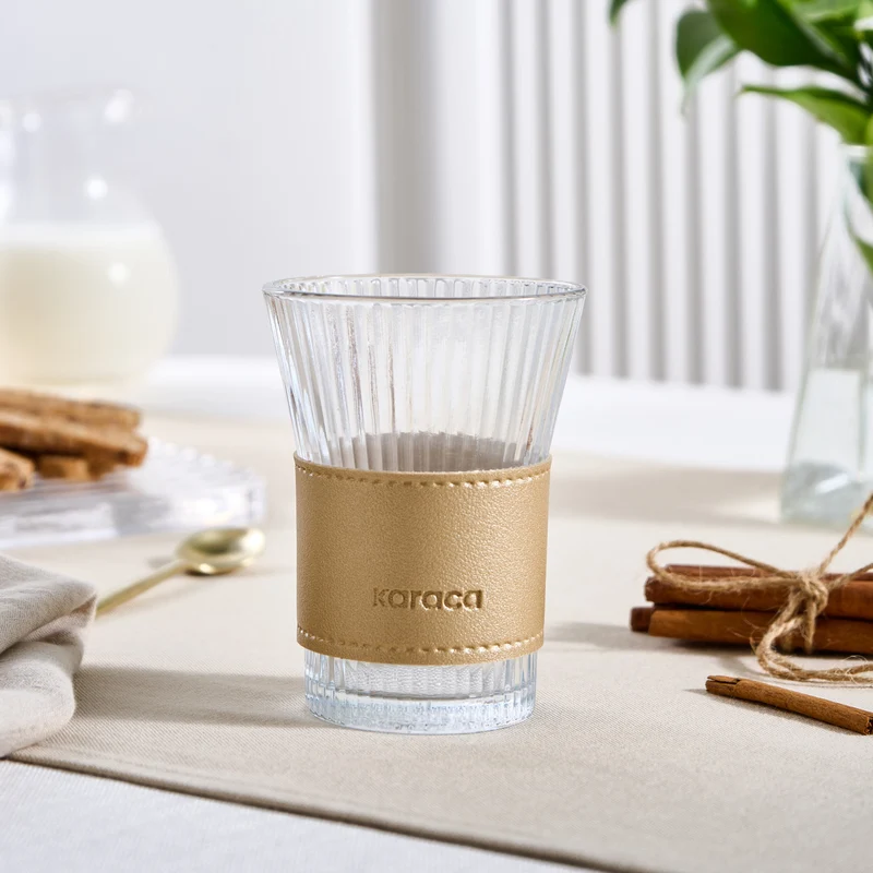 Karaca Leder Cool Touch Latte Glas 210 Ml Gold