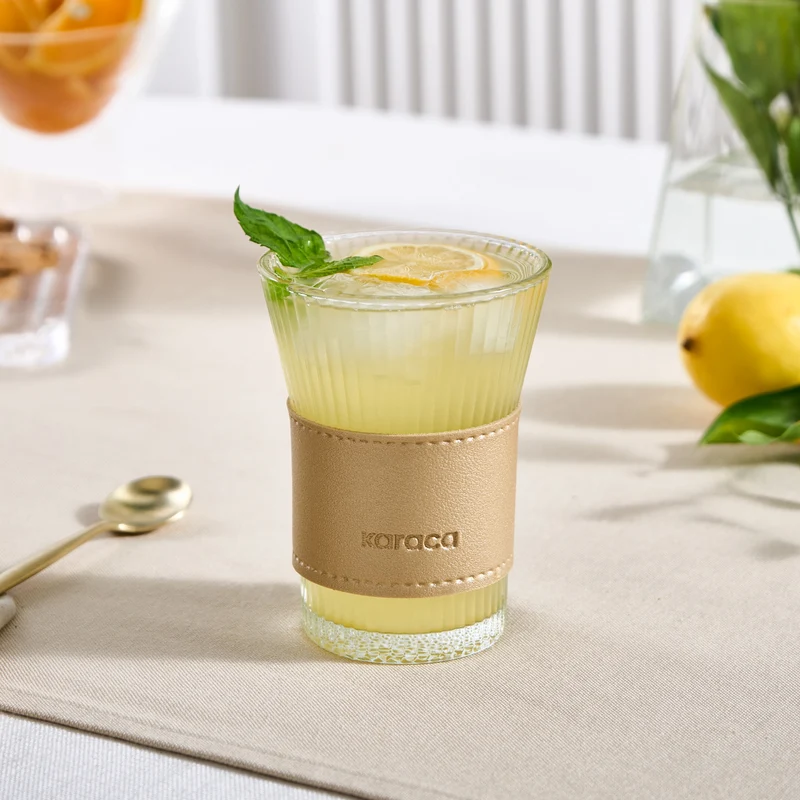Karaca Leder Cool Touch Latte Glas 210 Ml Gold