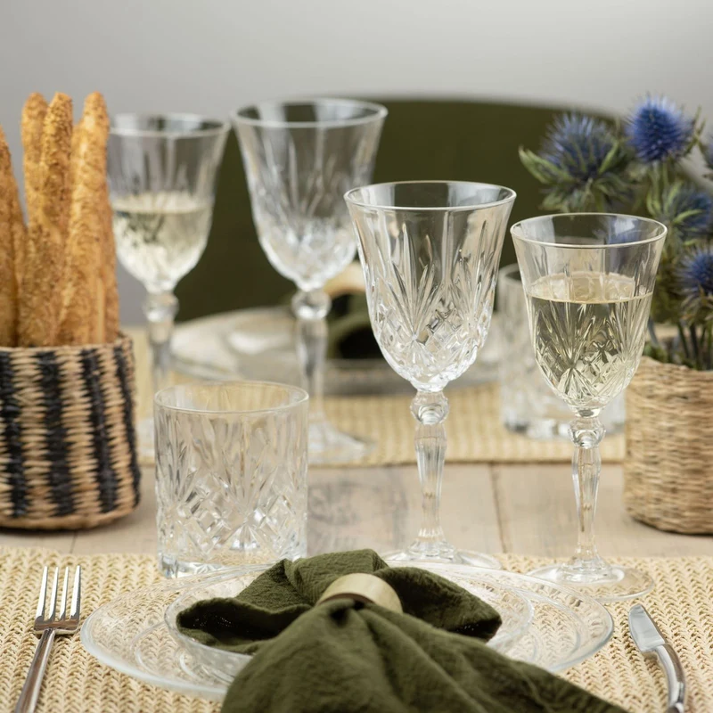RCR Melodia Kristall-Glas-Set, 6 Stück, 270 ml