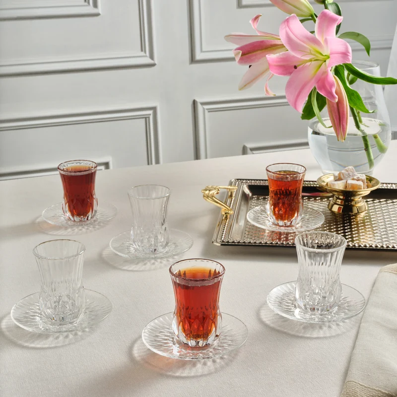 RCR Adagio Teetassen-Set, 12-teilig, für 6 Personen