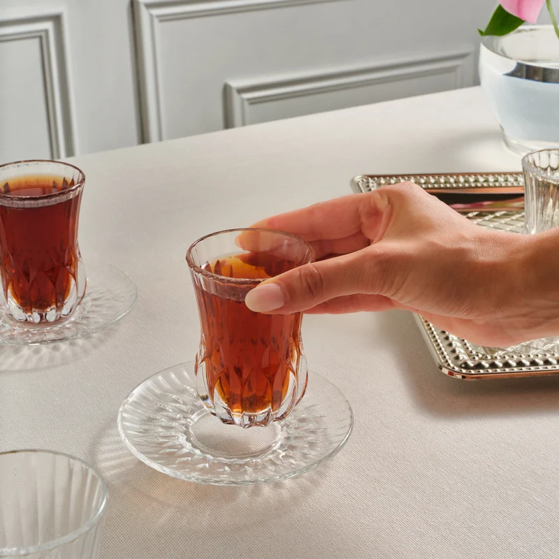 RCR Adagio Teetassen-Set, 12-teilig, für 6 Personen