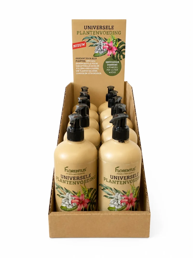 Florentus Universele Plantenvoeding 0,4L Fles (geleverd in toonbankdisplay)