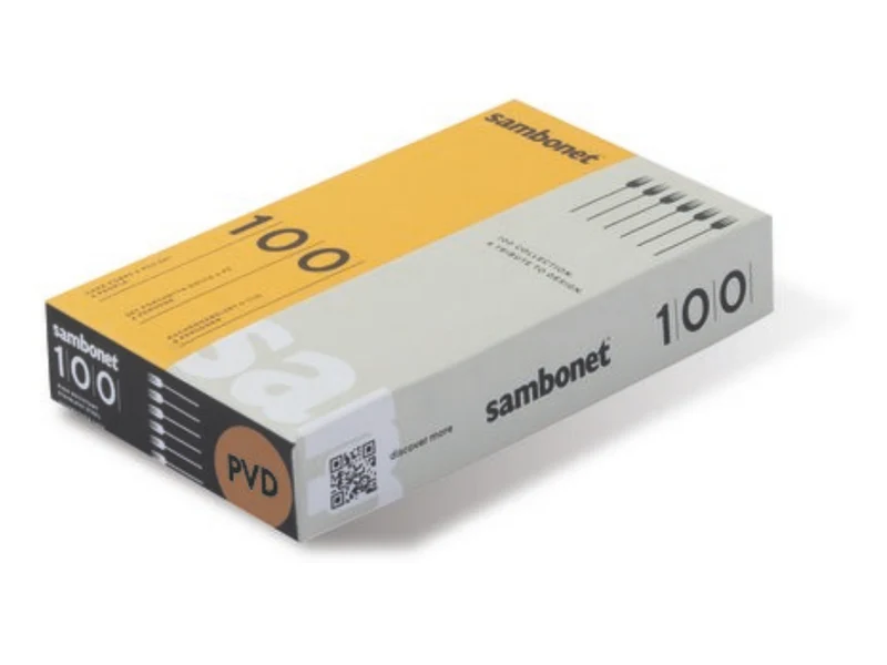 Sambonet 100 Kuchengabeln Set6 Edelstahl/PVD Gold