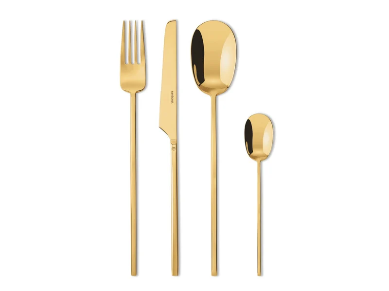 Sambonet 100 Besteck 24tlg Vh Edelstahl/PVD Gold
