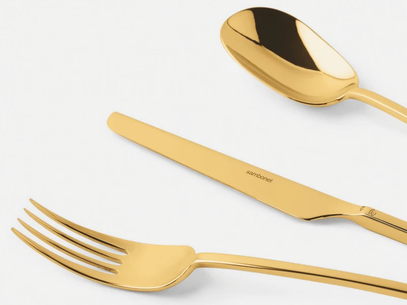 Sambonet 100 Besteck 24tlg Vh Edelstahl/PVD Gold