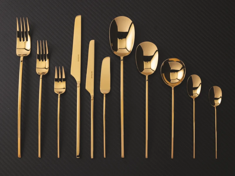 Sambonet 100 Besteck 24tlg Vh Edelstahl/PVD Gold