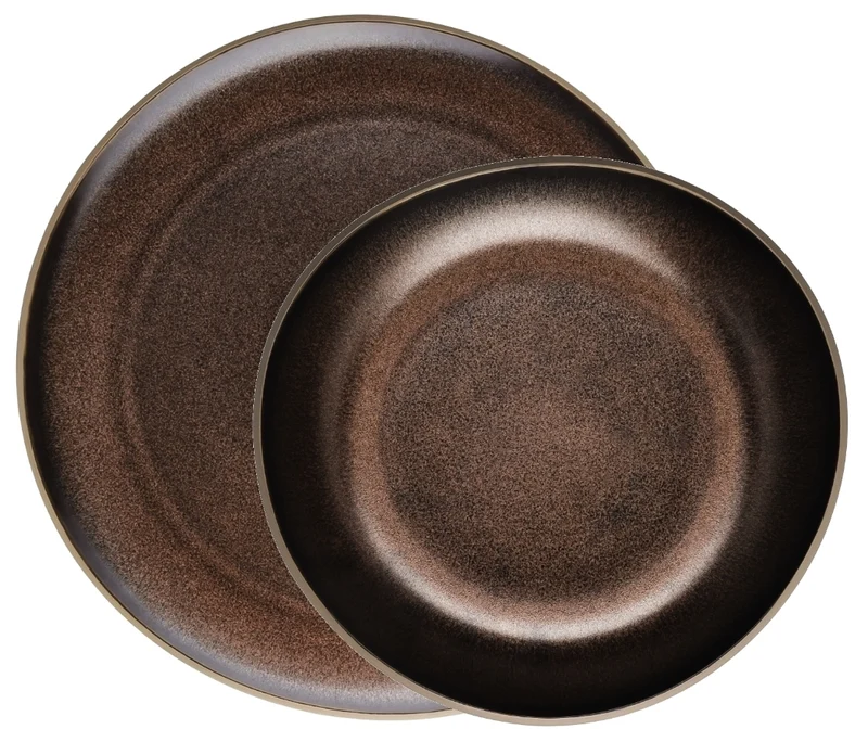 Rosenthal Junto Bronze Tafelset 12tlg