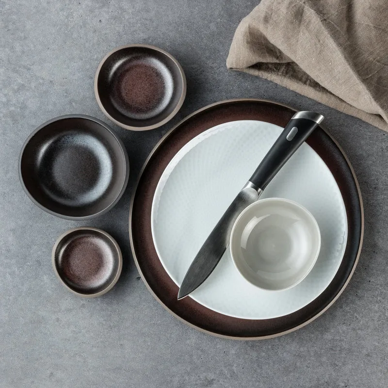 Rosenthal Junto Bronze Tafelset 12tlg