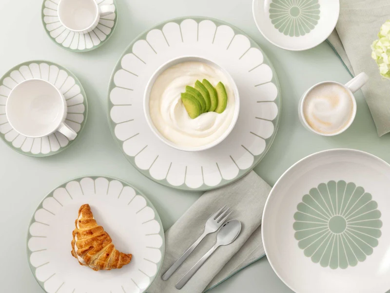 Villeroy & Boch Fleur vert Starter-Set 8tlg