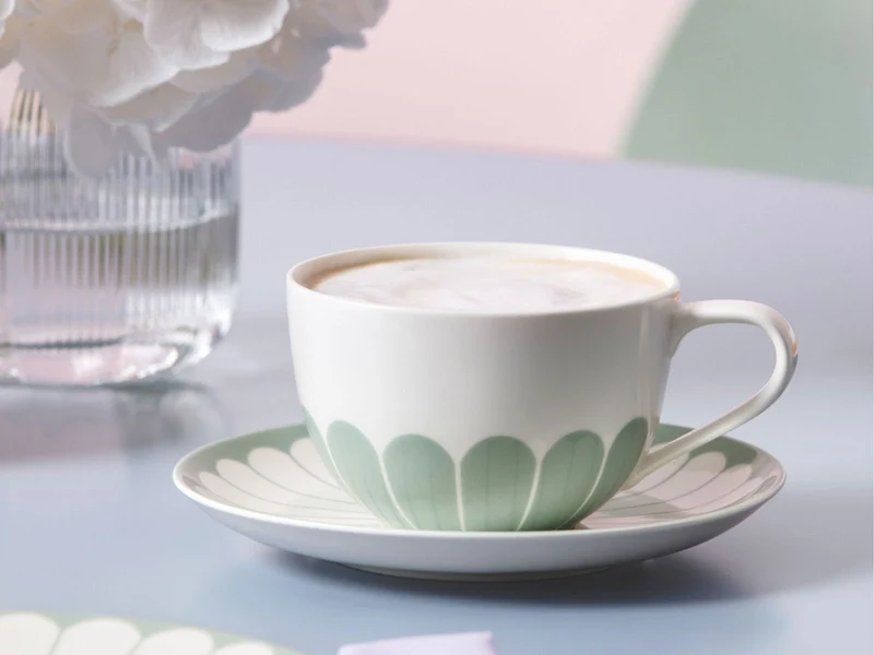 Villeroy & Boch Fleur vert Cappuccinotasse 0,3l Set6