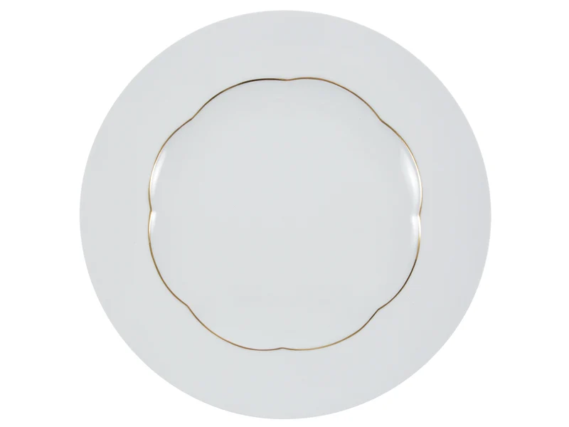 Rosenthal Sonetto Oro Speiseteller flach weiß 28cm