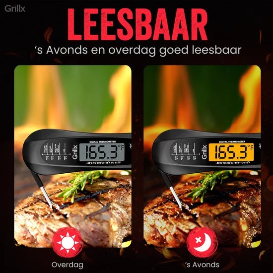 GrillX BBQ Fleischthermometer - BBQ Thermometer