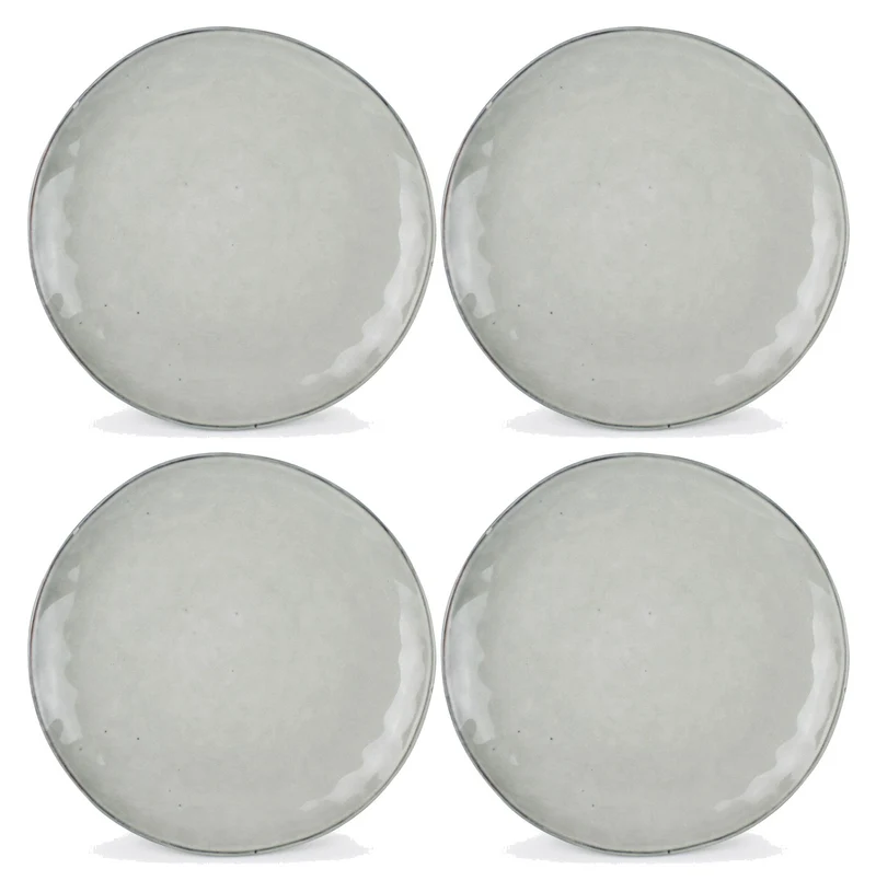 Salt & Pepper Speiseteller Artisan Organisch Grün 28 cm - 4 Stück