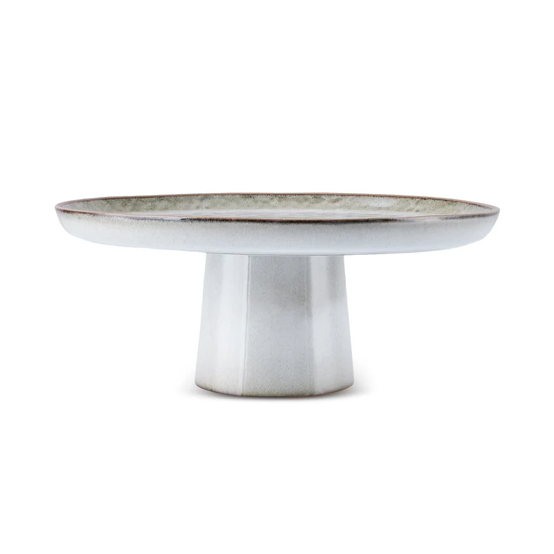 Karaca Rixton Keramische Tortenplatte, 30,5 cm, Beige