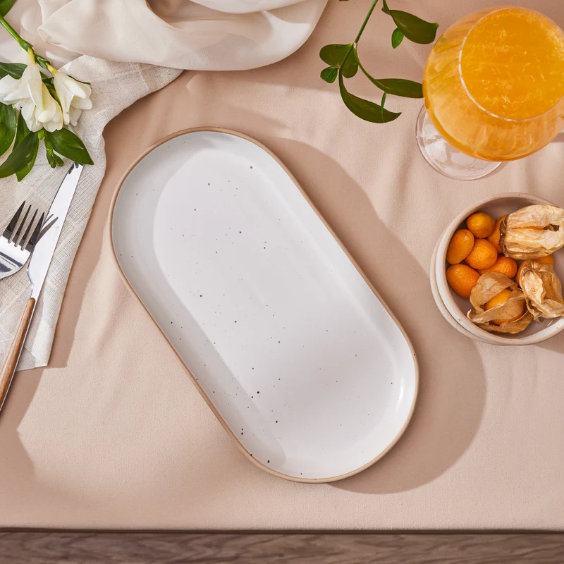 Karaca Dot Reaktive Servierplatte 30 cm