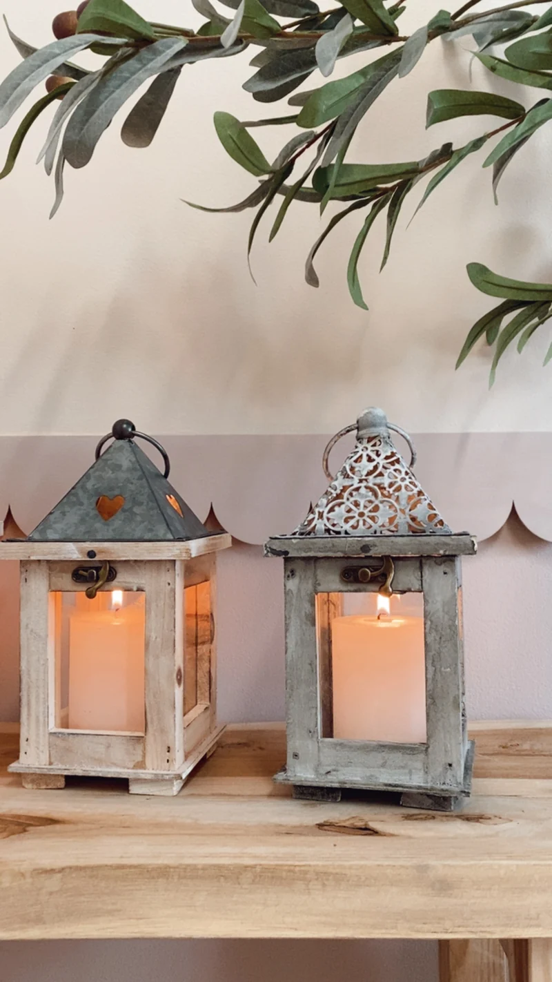 Lantern Alba L11.5 W11.5 H22.5cm Grey