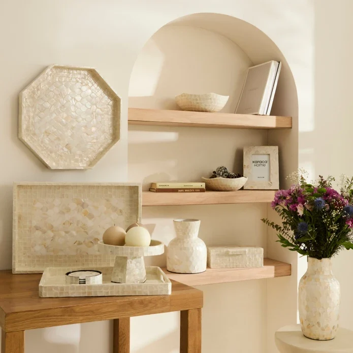 Karaca Home Carrie Dekoratives Tablett 45x35x4 cm