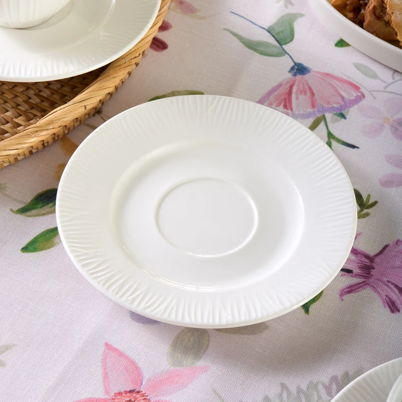 Karaca Anna Embossed Teetassen-Set für 6 Personen, 220 ml