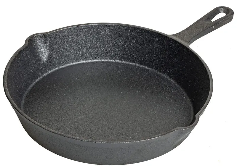 Blackwell Bratpfanne Gusseisen / Skillet Ø 25 cm – geeignet für alle Wärmequellen – ohne Antihaftbeschichtung