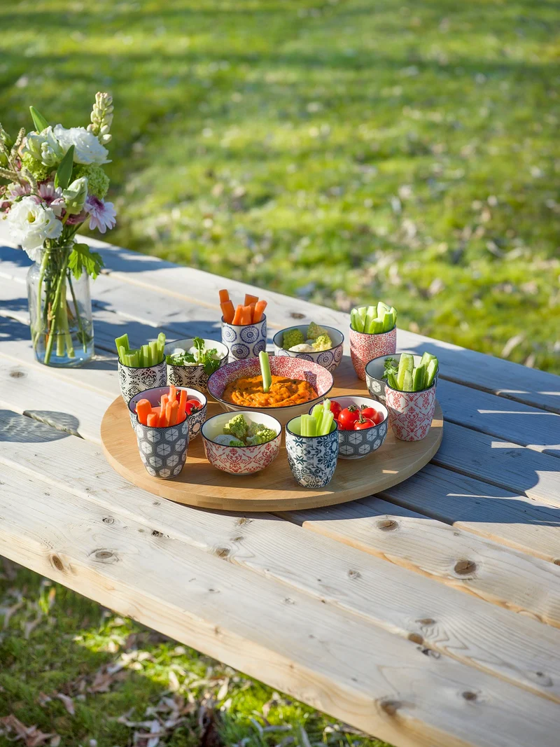 Cosy & Trendy Servierset (Servierplatte + Schalen) Delirio 14-teilig