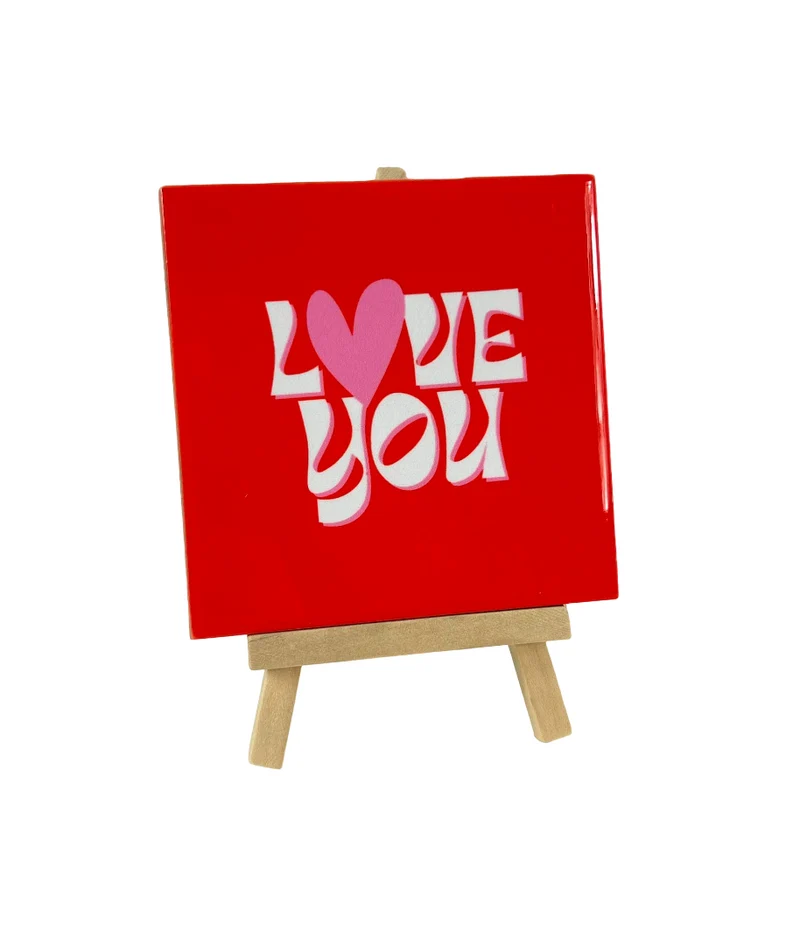 Fliese - Love you - 11x11cm