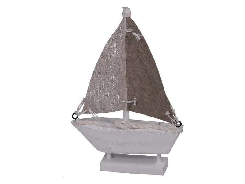 pc. 1 Holzboot natur 11x2,8x16 cm