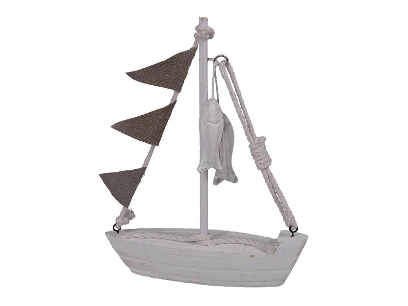 1 Stk. Holzboot natur 16x4x20 cm