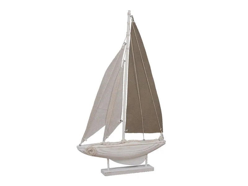 1 Stk. Holzboot natur 32x5,5x55 cm