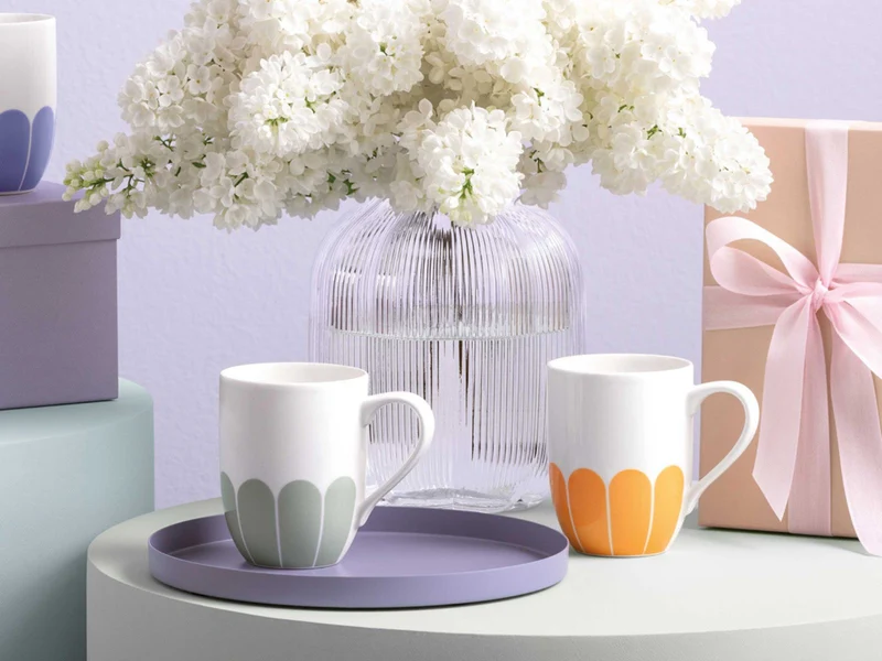 Villeroy & Boch Fleur vert Henkelbecher 0,29l Set6